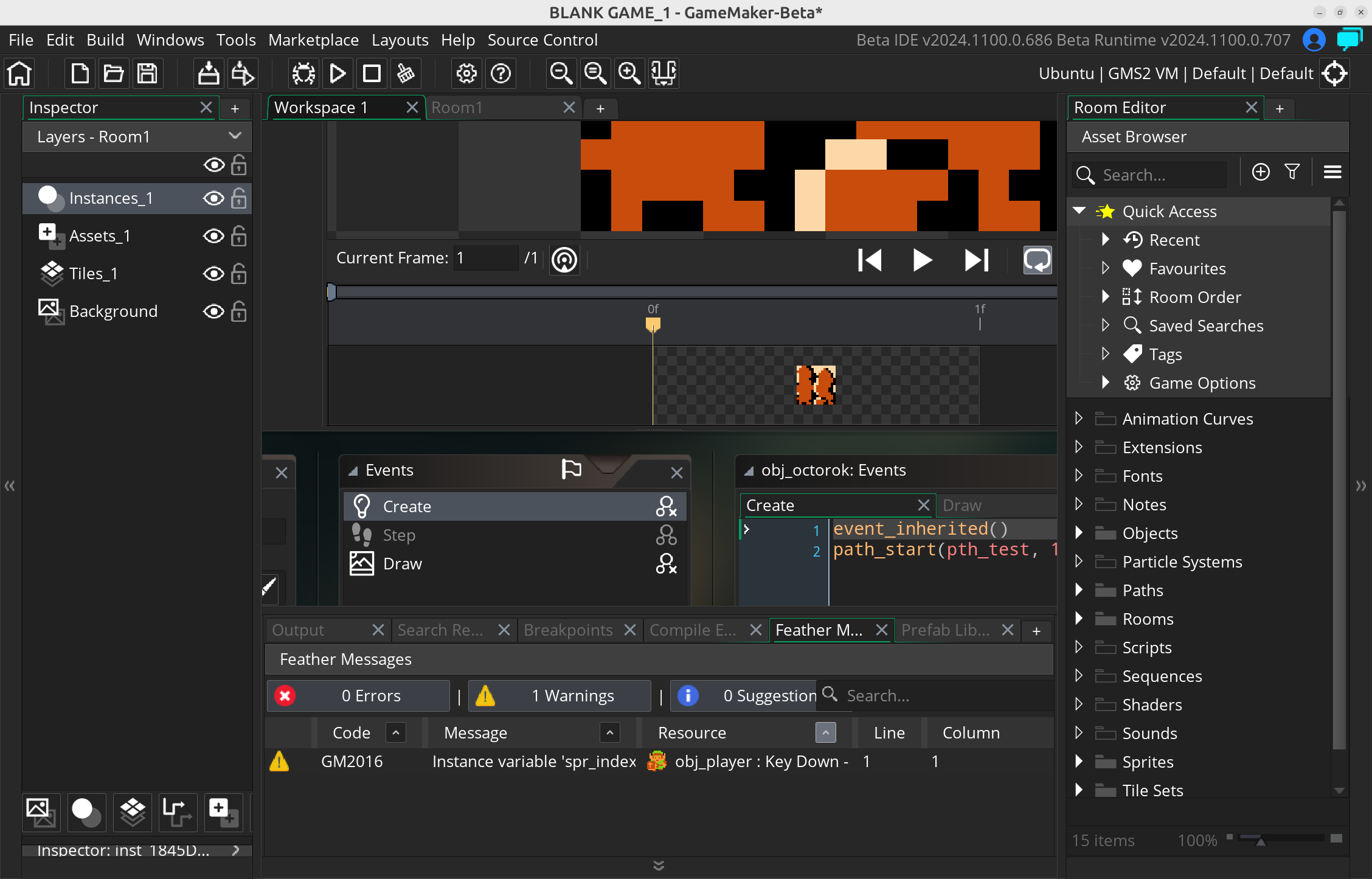 Cramped GameMaker IDE